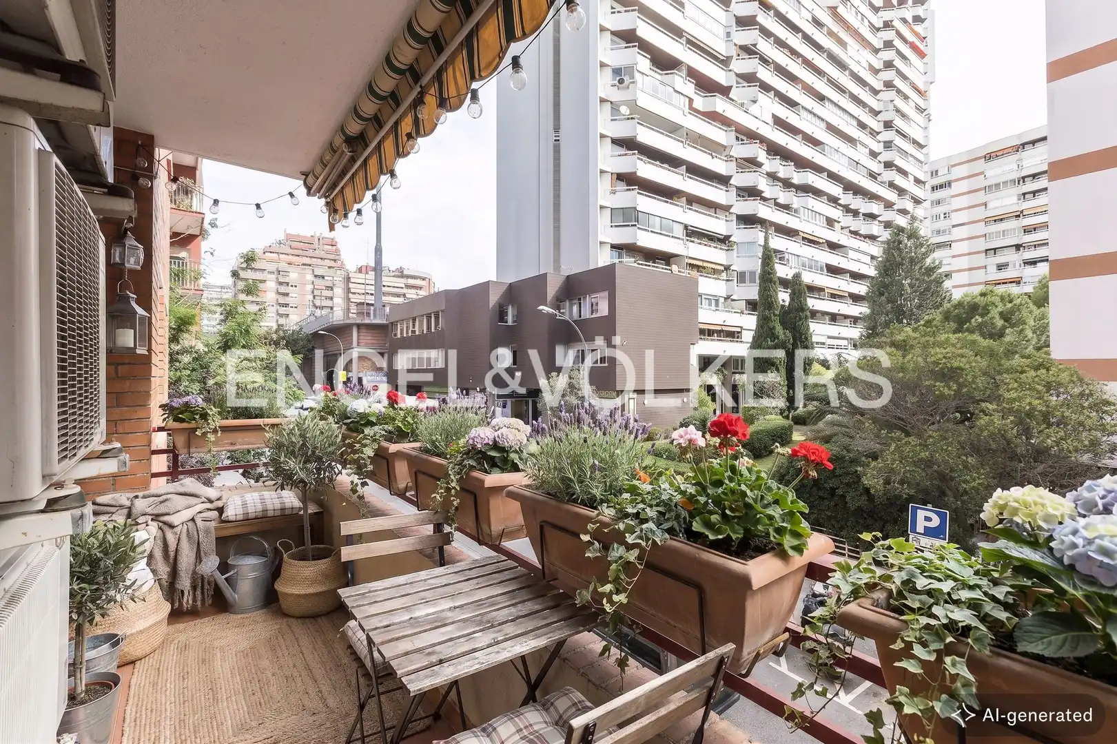 Terrace of Flat for sale in Barcelona  with Air Conditioner, Heating and Furnished