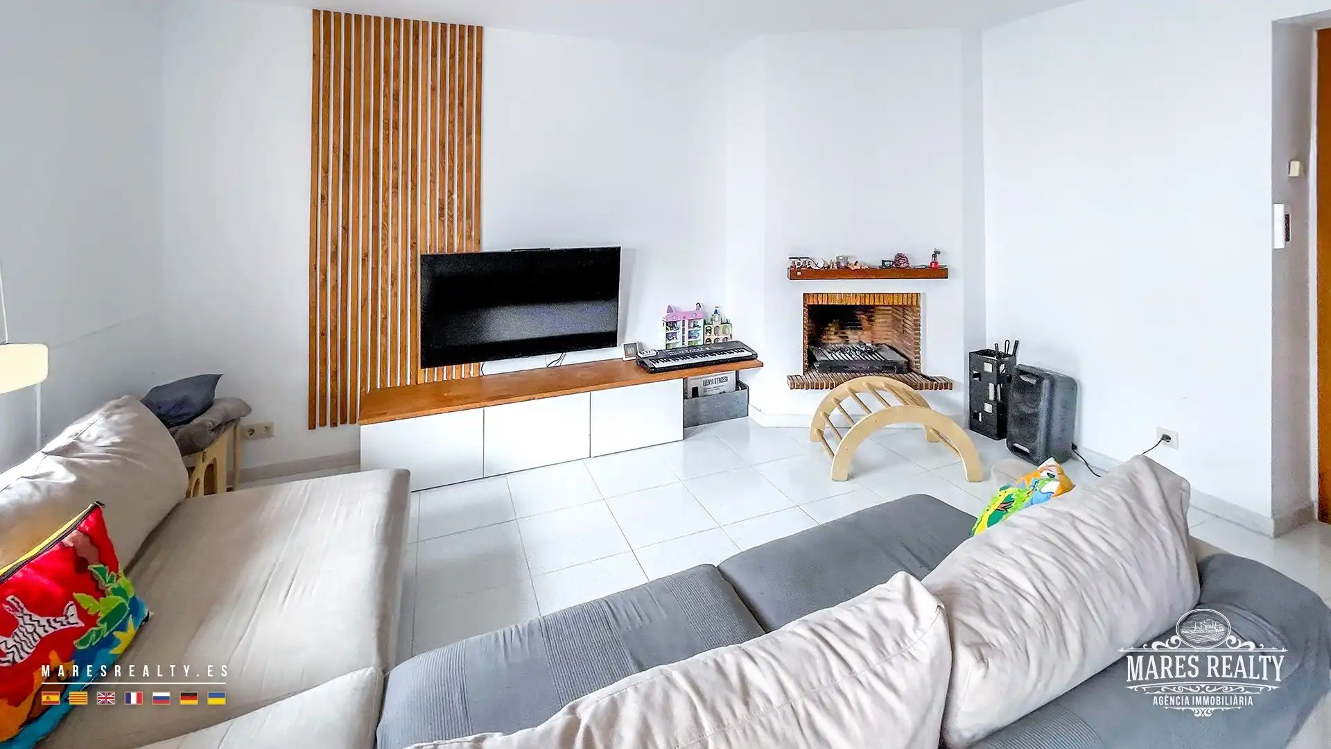 Sala de estar de Piso en venta en Lloret de Mar con Aire acondicionado, Calefacción y Terraza