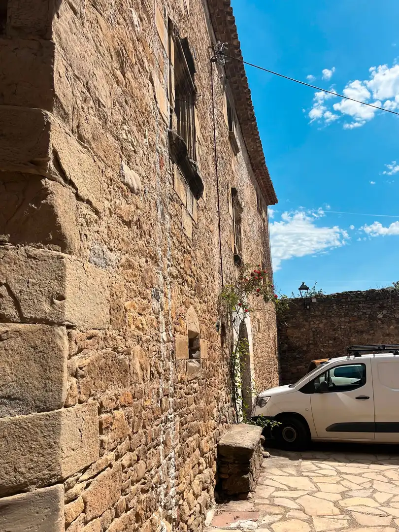 Exterior view of Country homes for sale in Flaçà  with Private garden, Terrace and Alarm