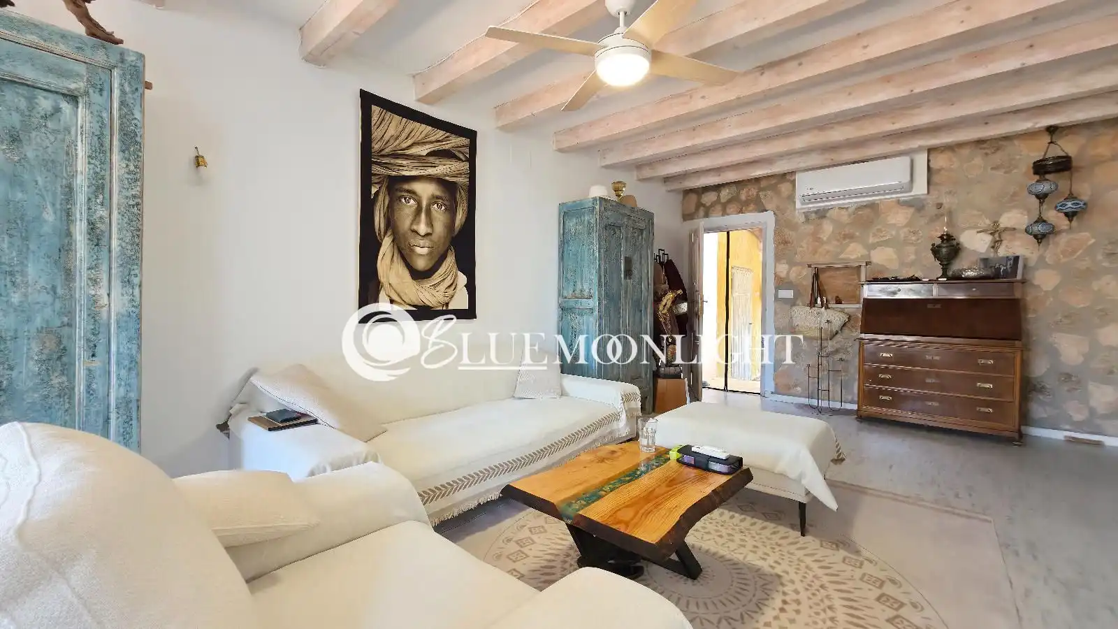 Living room of Houses for sale in Càlig  with Air Conditioner, Heating and Swimming Pool