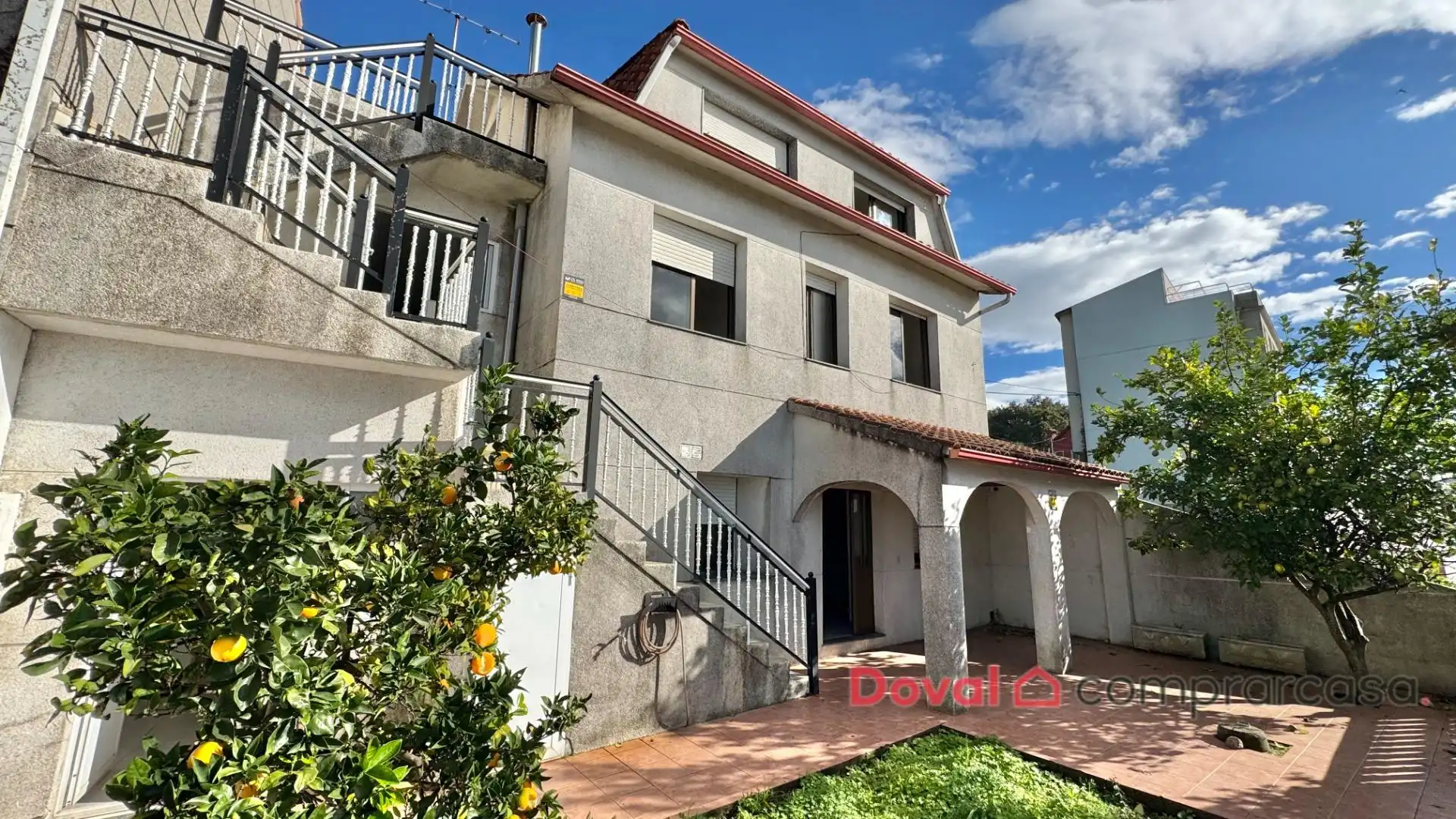 Exterior view of Houses for sale in Vigo   with Heating, Private garden and Parquet flooring