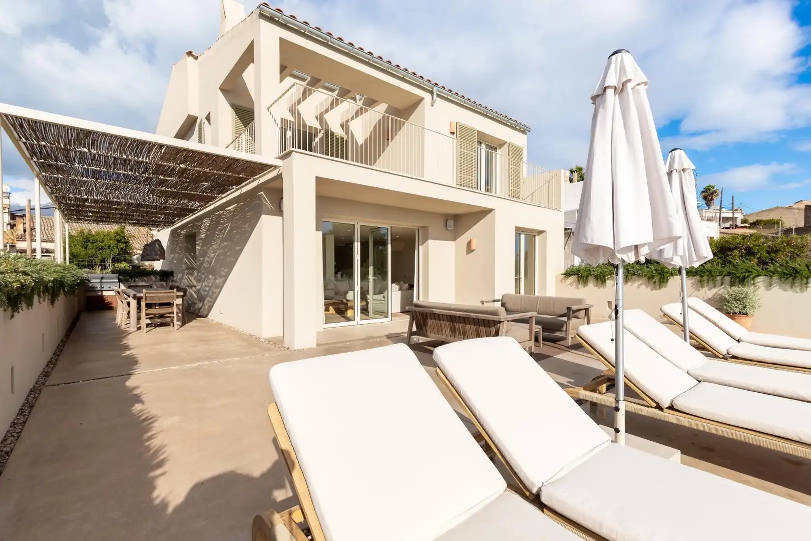 Terraza de Casa o chalet en venta en Búger con Aire acondicionado, Calefacción y Jardín privado