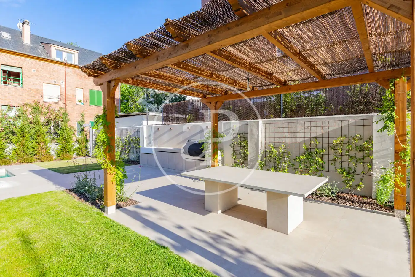 Terrace of Houses for rent in Madrid  with Air Conditioner, Heating and Private garden