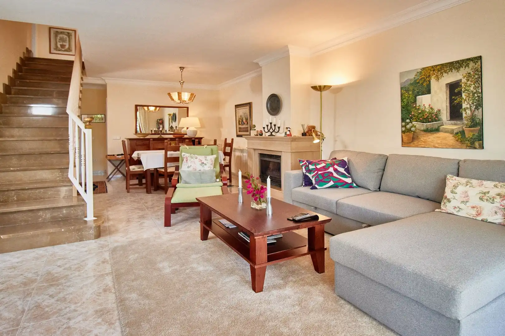 Living room of Detached homes for sale in Llucmajor  with Air Conditioner, Heating and Private garden