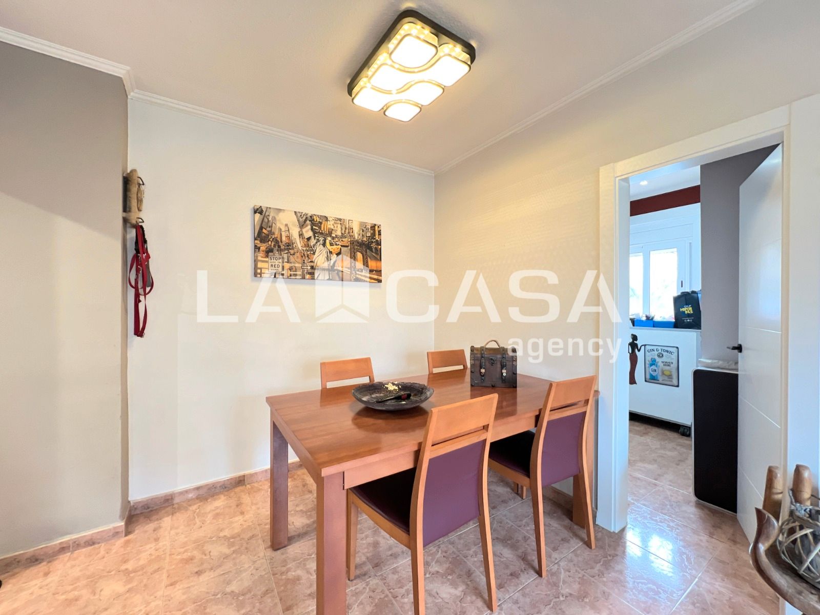 Dining room of Flat for sale in Badalona  with Heating