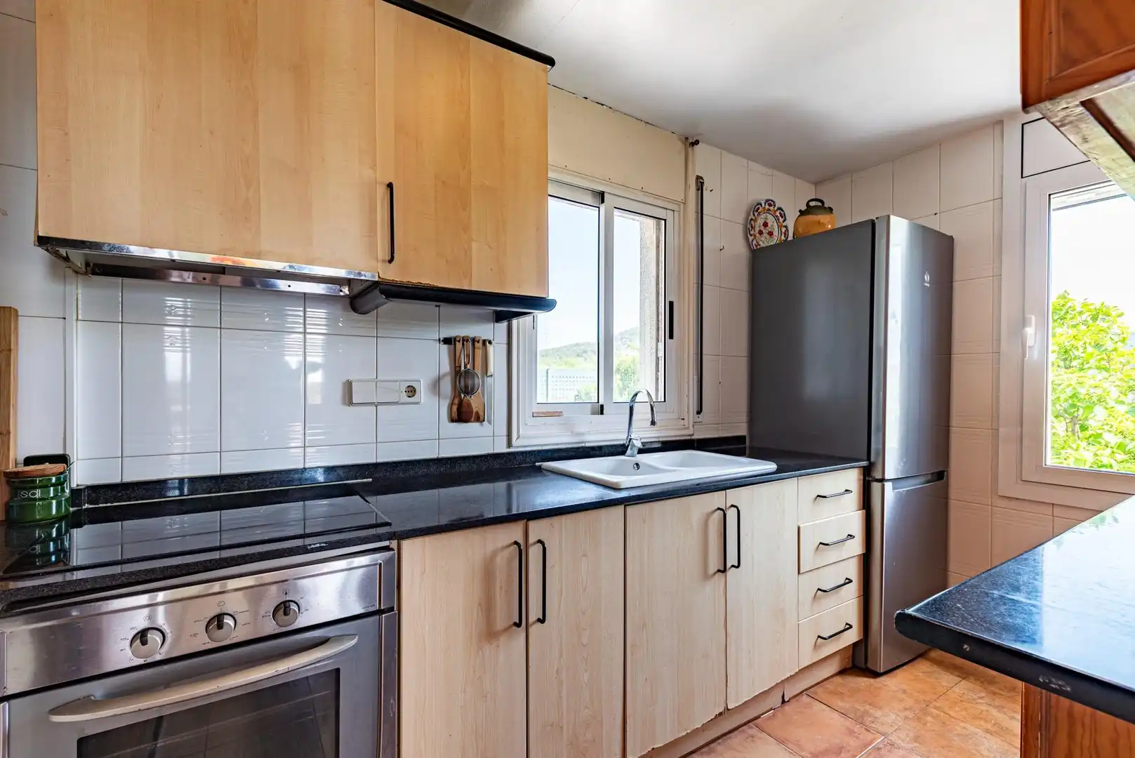 Küche von Maisonette zum Verkauf in Calafell mit Heizung, Privatgarten und Terrasse