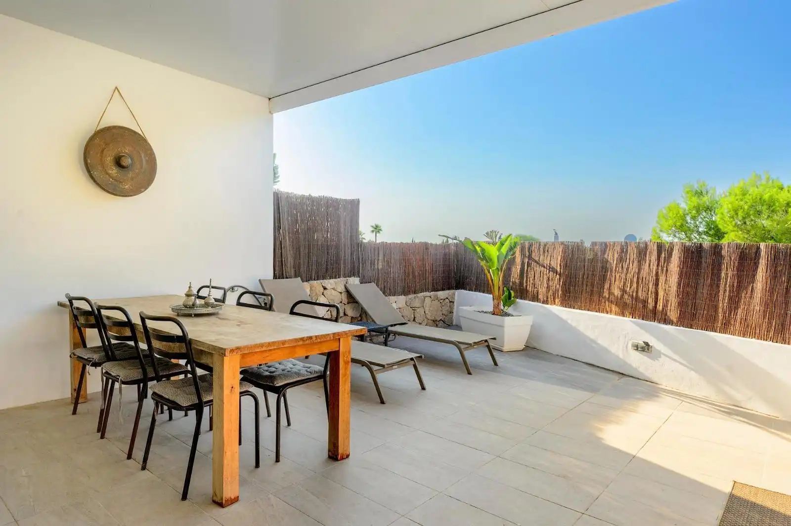 Terrace of Detached homes for sale in Sant Josep de sa Talaia  with Air Conditioner, Heating and Private garden