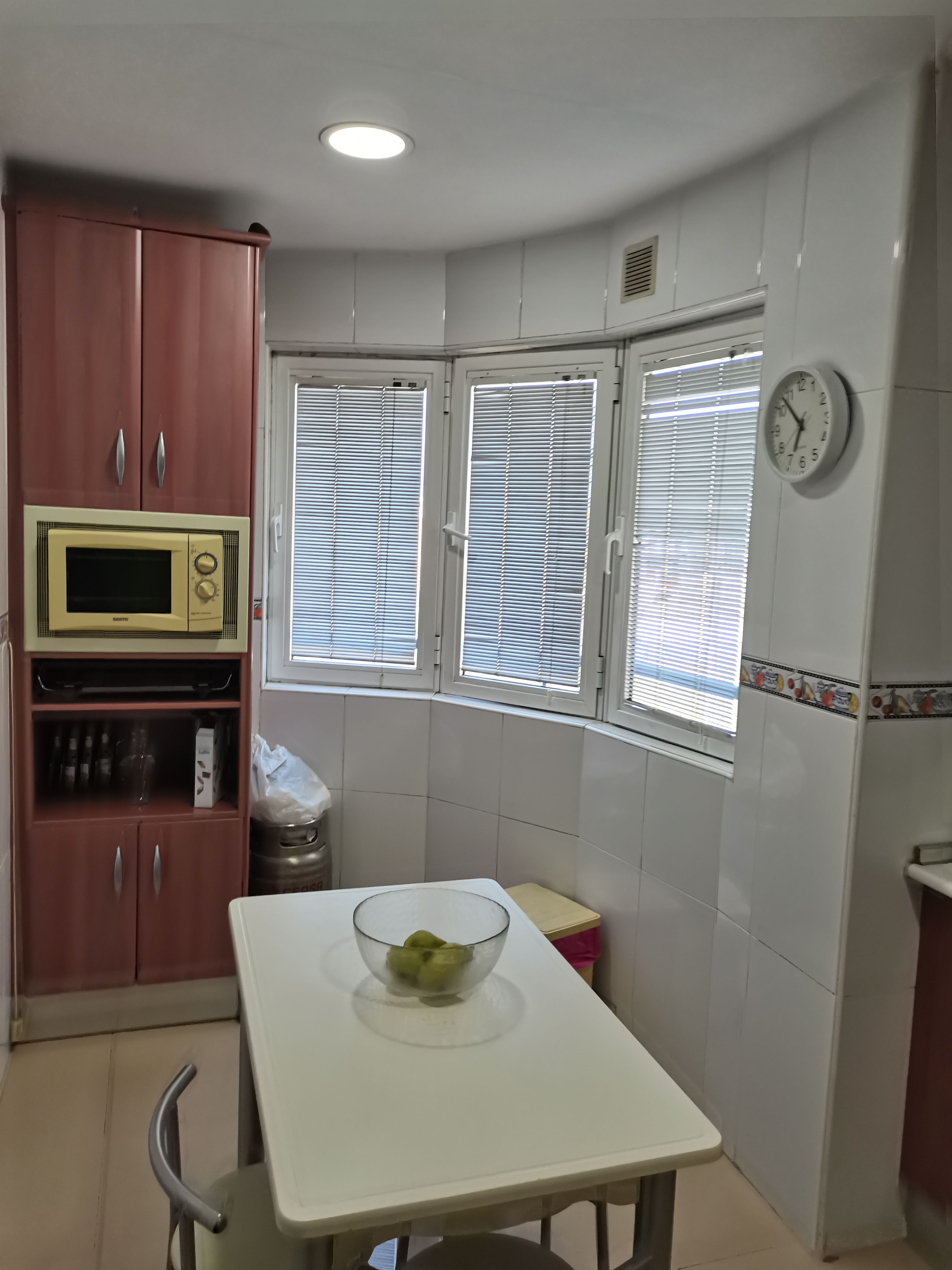 Kitchen of Flat for sale in  Melilla Capital  with Air Conditioner, Terrace and Furnished