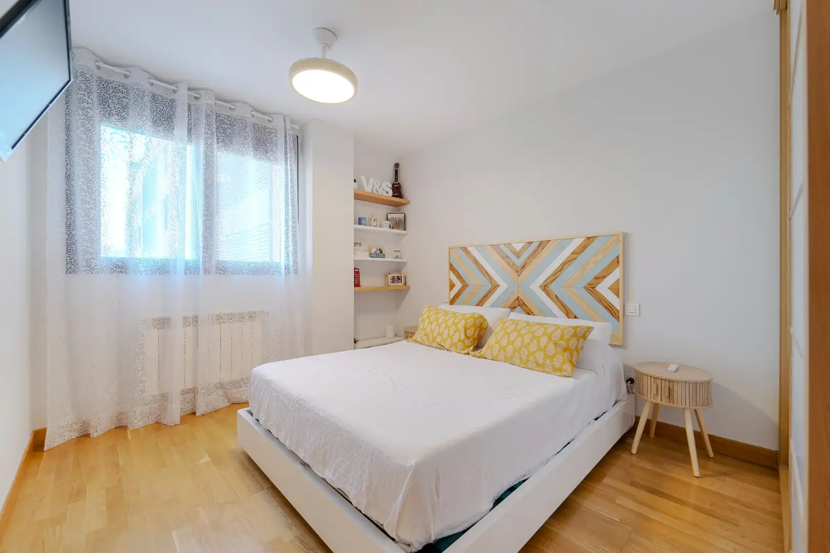 Bedroom of Flat for sale in Móstoles  with Air Conditioner, Heating and Private garden