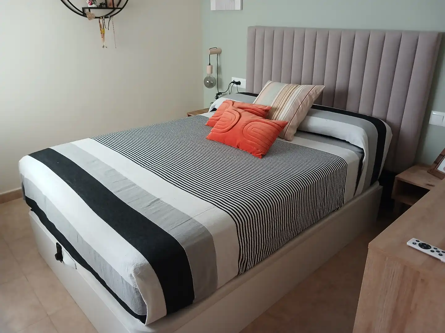 Bedroom of Apartments for rent in Moncofa  with Air Conditioner, Terrace and Furnished