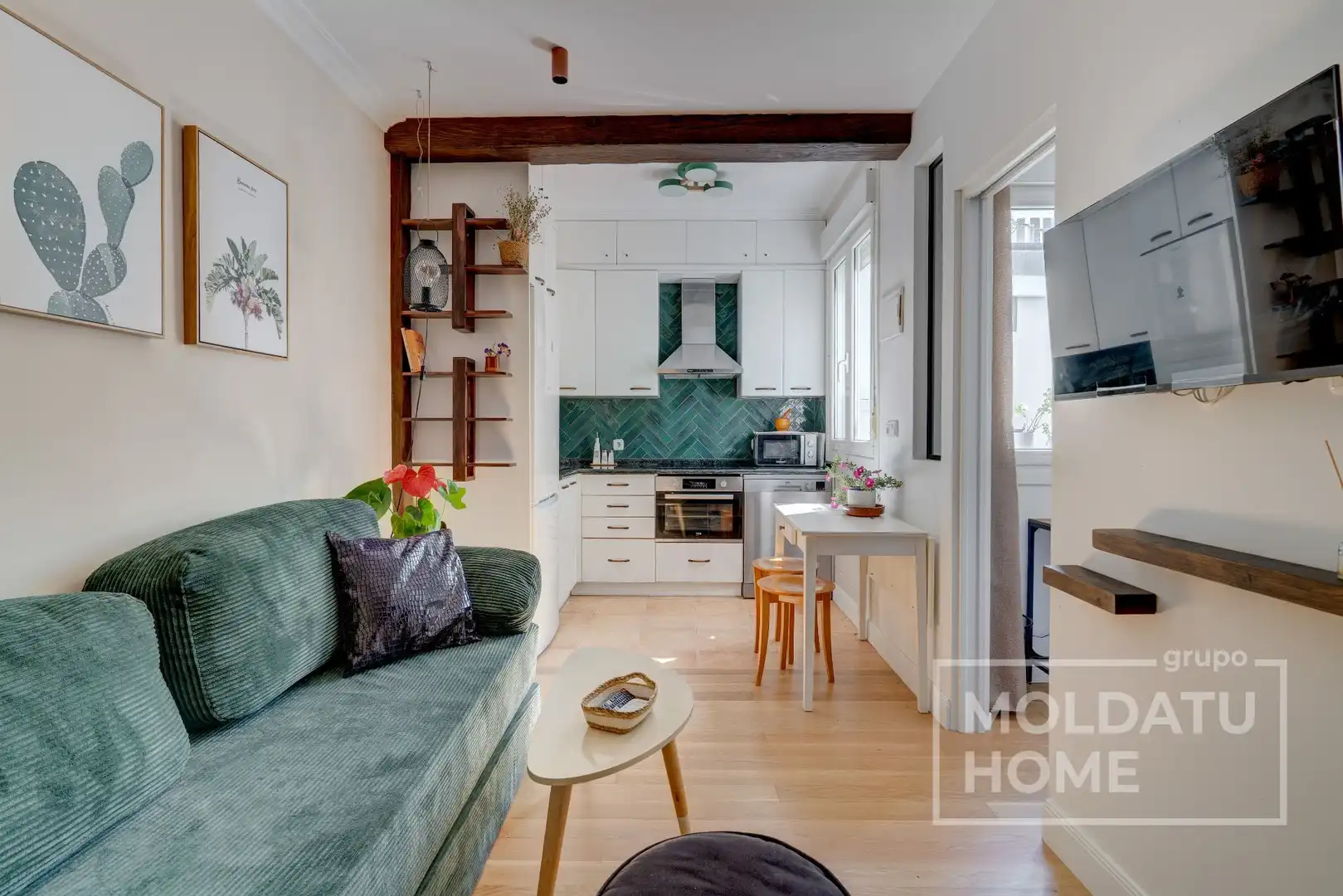 Living room of Flat for sale in Donostia - San Sebastián   with Air Conditioner and Heating