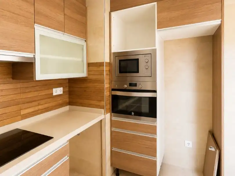 Cocina de Piso en venta en Gijón  con Terraza, Piscina y Balcón