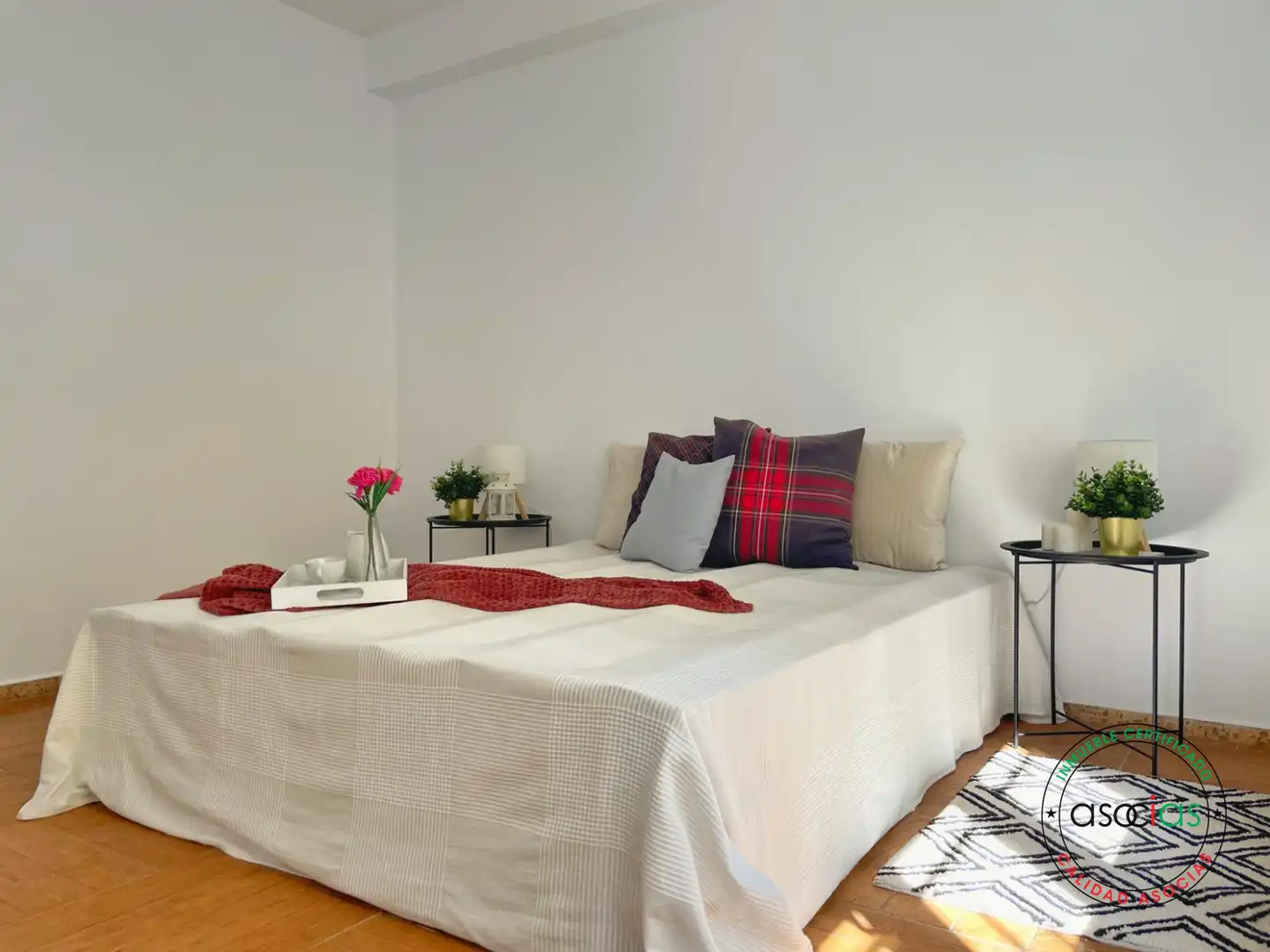 Schlafzimmer von Wohnung zum Verkauf in Gijón  mit Heizung, Parkett und Balkon