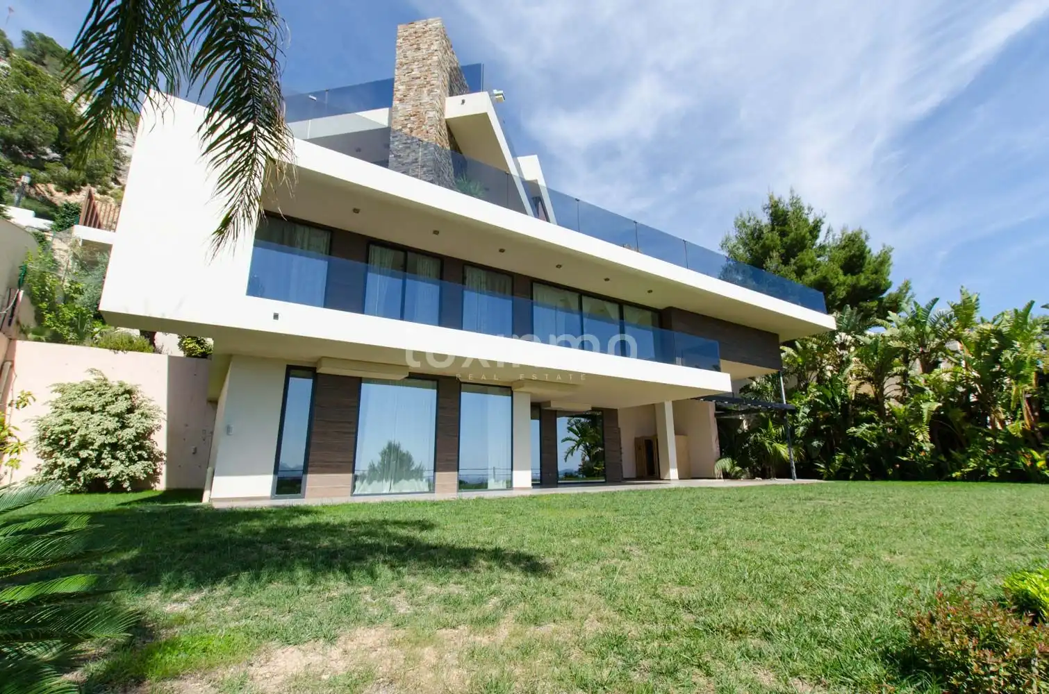 Außenansicht von Haus oder Chalet zum Verkauf in Altea mit Klimaanlage, Heizung und Privatgarten