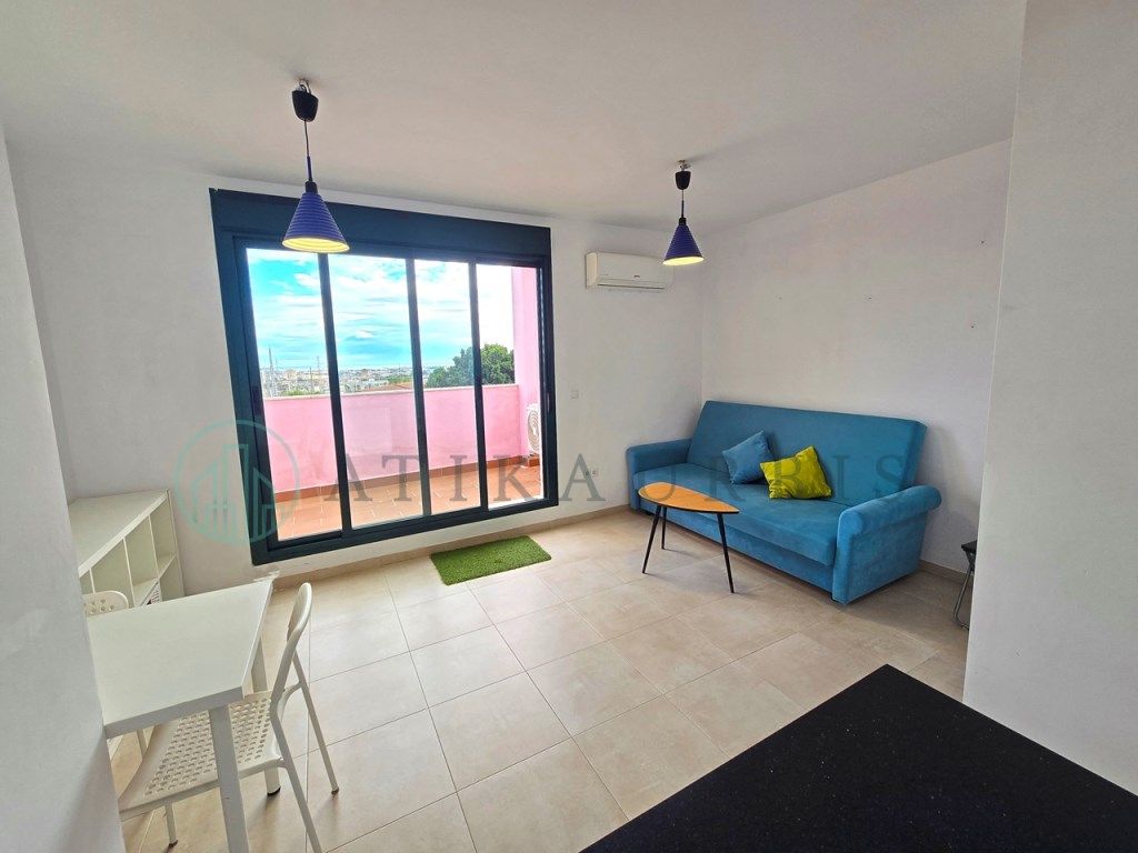 Bedroom of Flat to rent in Málaga Capital  with Air Conditioner, Terrace and Furnished