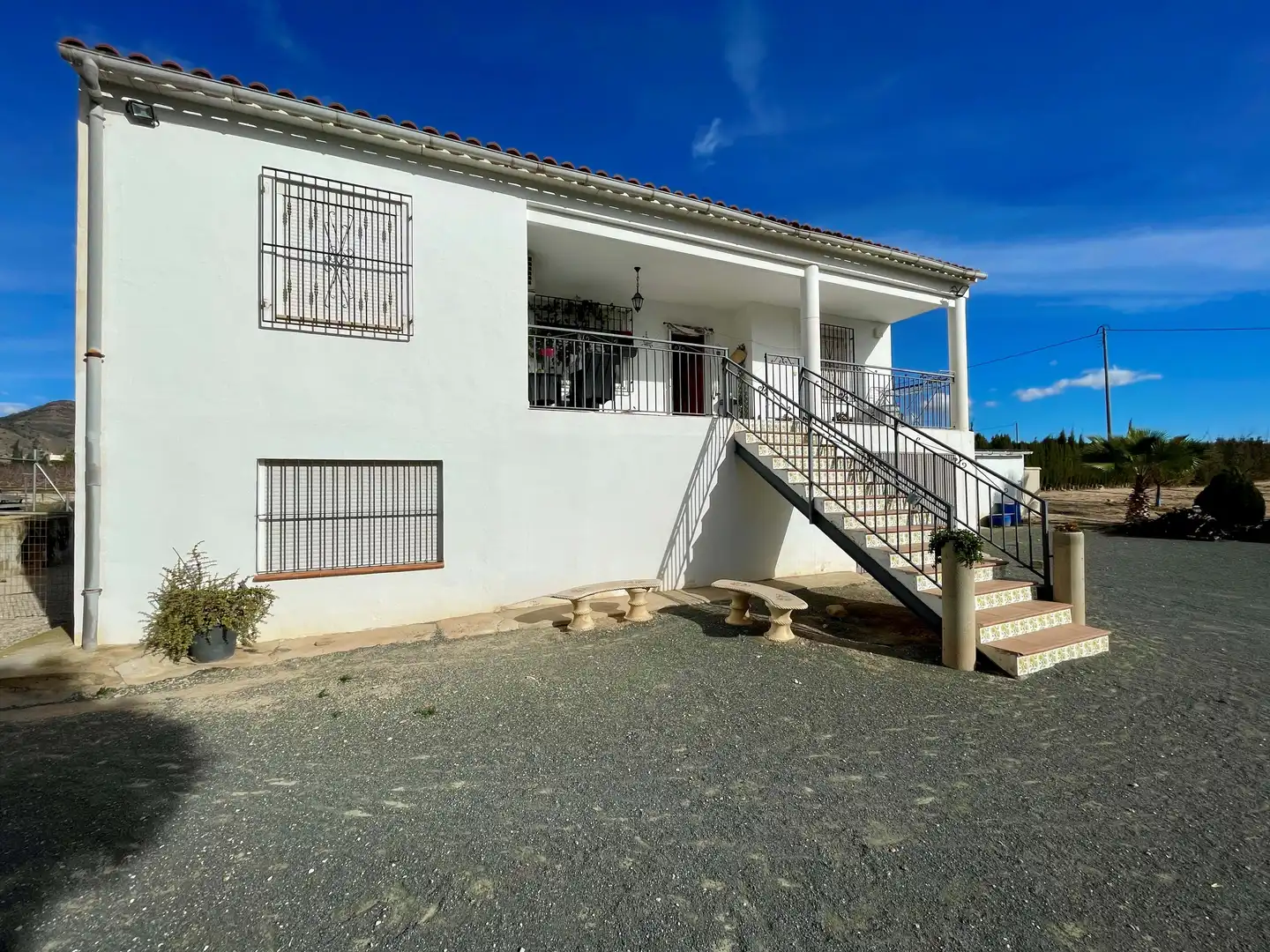 Vista exterior de Casa o xalet en venda en Blanca amb Aire condicionat, Calefacció i Terrassa