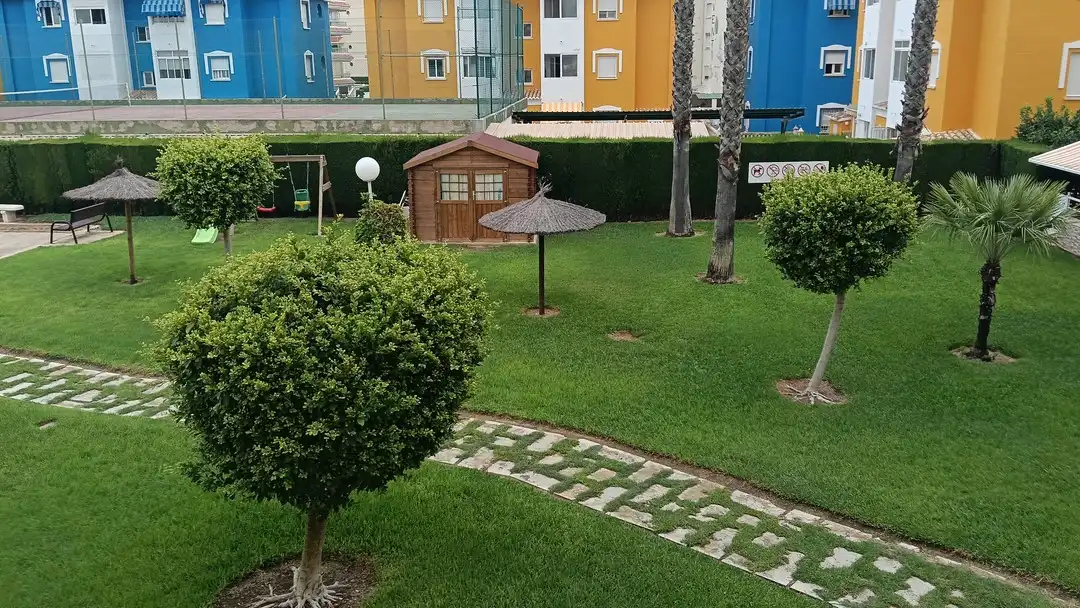Jardín de Apartamento en venta en Xeraco con Terraza, Trastero y Amueblado