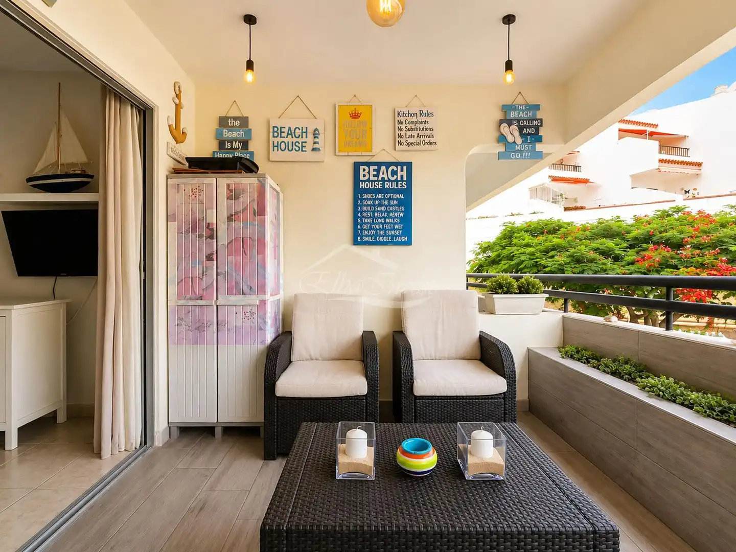 Balcony of Flat for sale in Adeje  with Terrace, Swimming Pool and Furnished