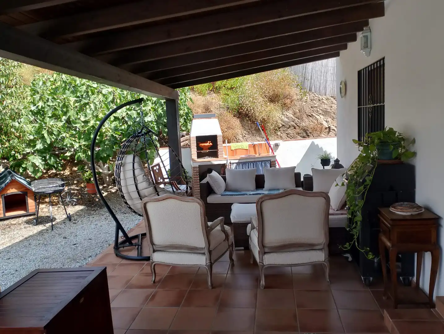 Terraza de Finca rústica en venta en Vélez-Málaga con Aire acondicionado, Jardín privado y Terraza
