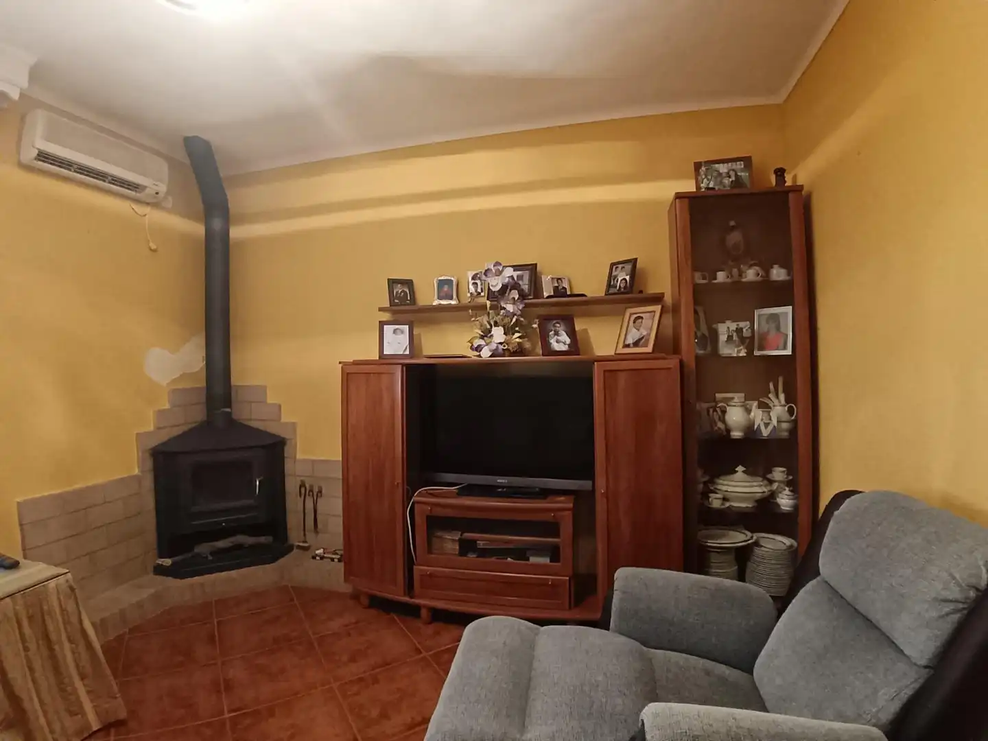 Sala de estar de Casa adosada de alquiler en Antequera