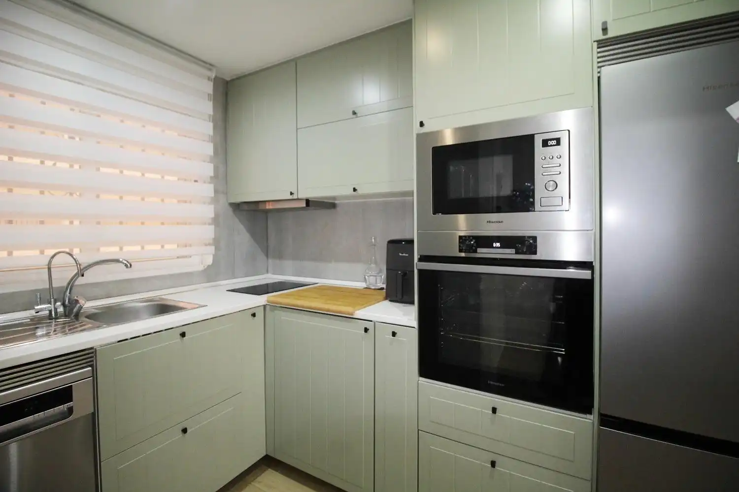 Cocina de Apartamento en venta en Oropesa del Mar / Orpesa con Aire acondicionado, Jardín privado y Terraza