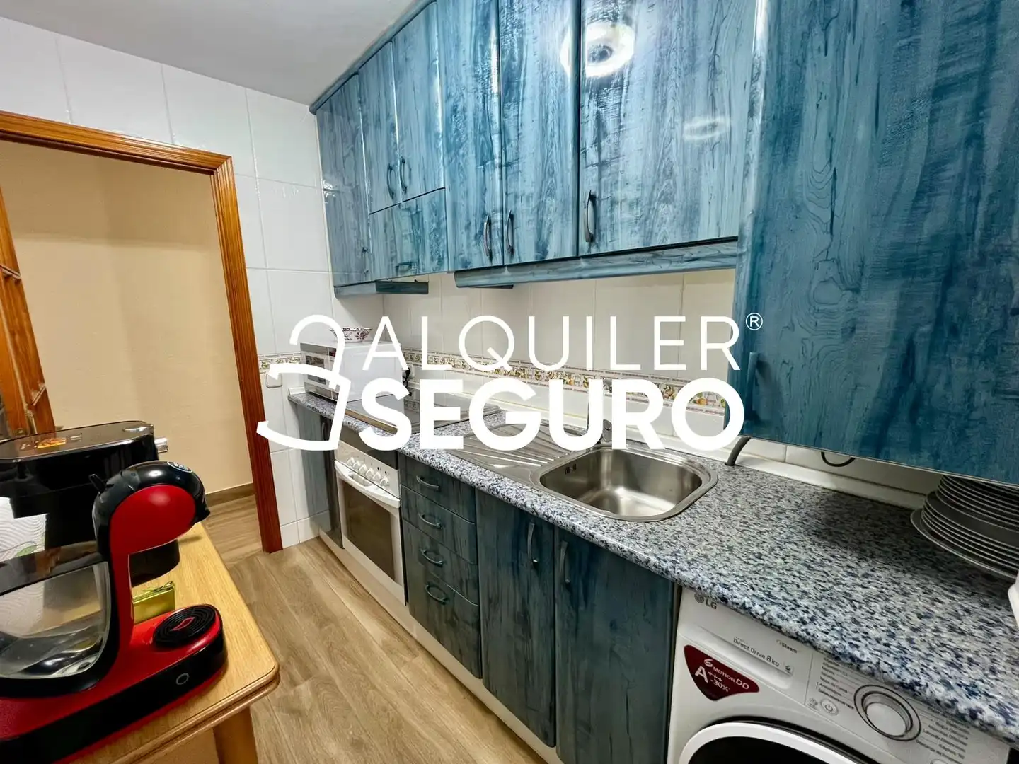 Küche von Wohnung zur Miete in Madrid mit Heizung und Möbliert