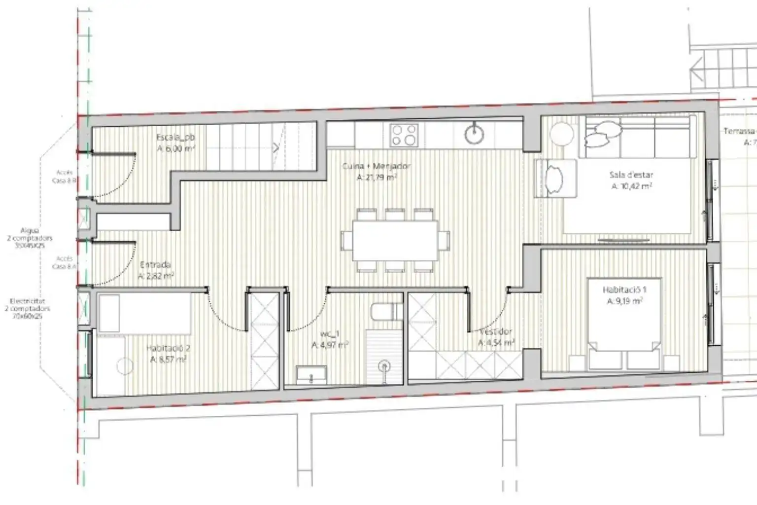 Ground floor for sale in Figueres  with Private garden, Terrace and Storage room
