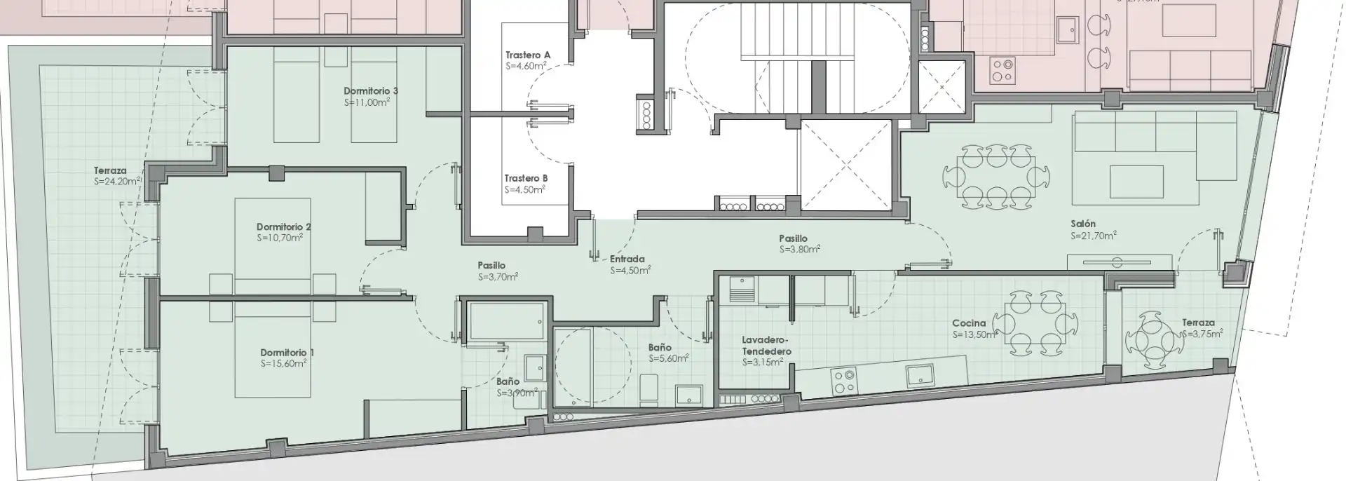 Wohnung mit Terrasse zum Verkauf in Avenida de Ourense 21, imagen 4
