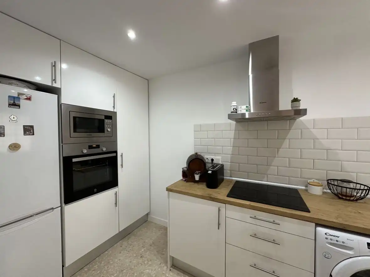 Cocina de Apartamento en venta en Elche / Elx con Calefacción, Terraza y Piscina