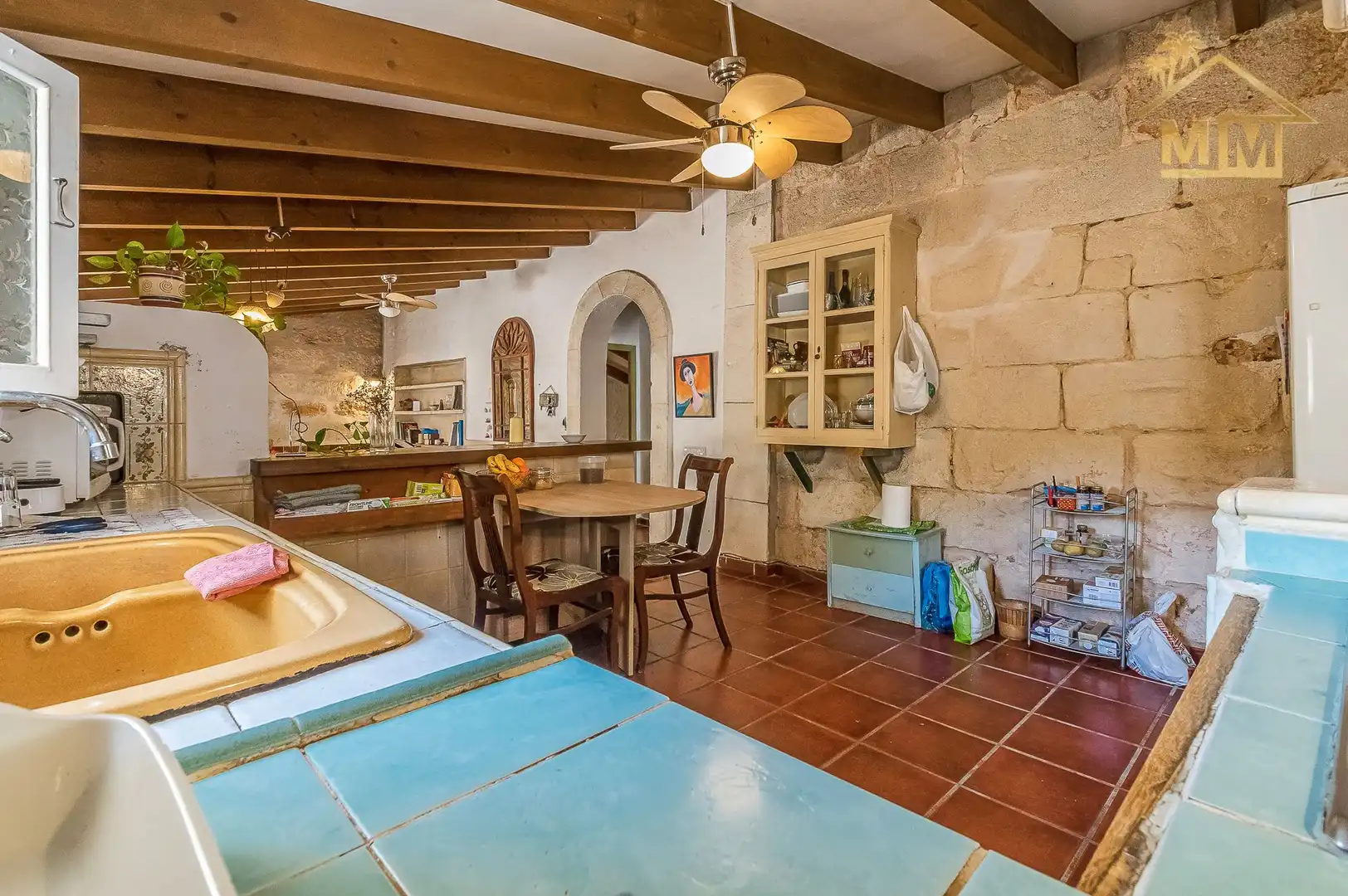 Cocina de Casa o chalet en venta en Es Castell con Aire acondicionado, Calefacción y Jardín privado
