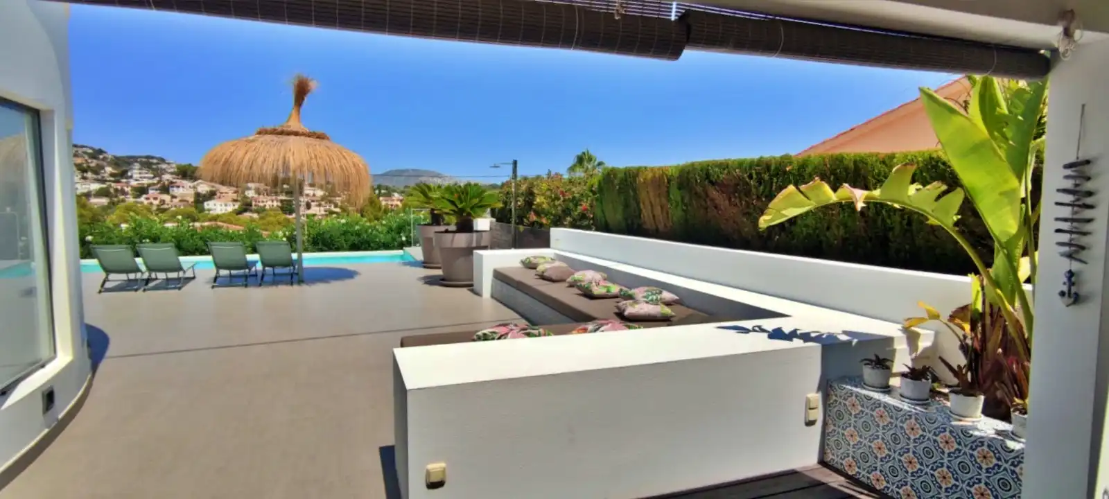 Terrassa de Casa o xalet de lloguer en Benissa amb Aire condicionat, Calefacció i Jardí privat