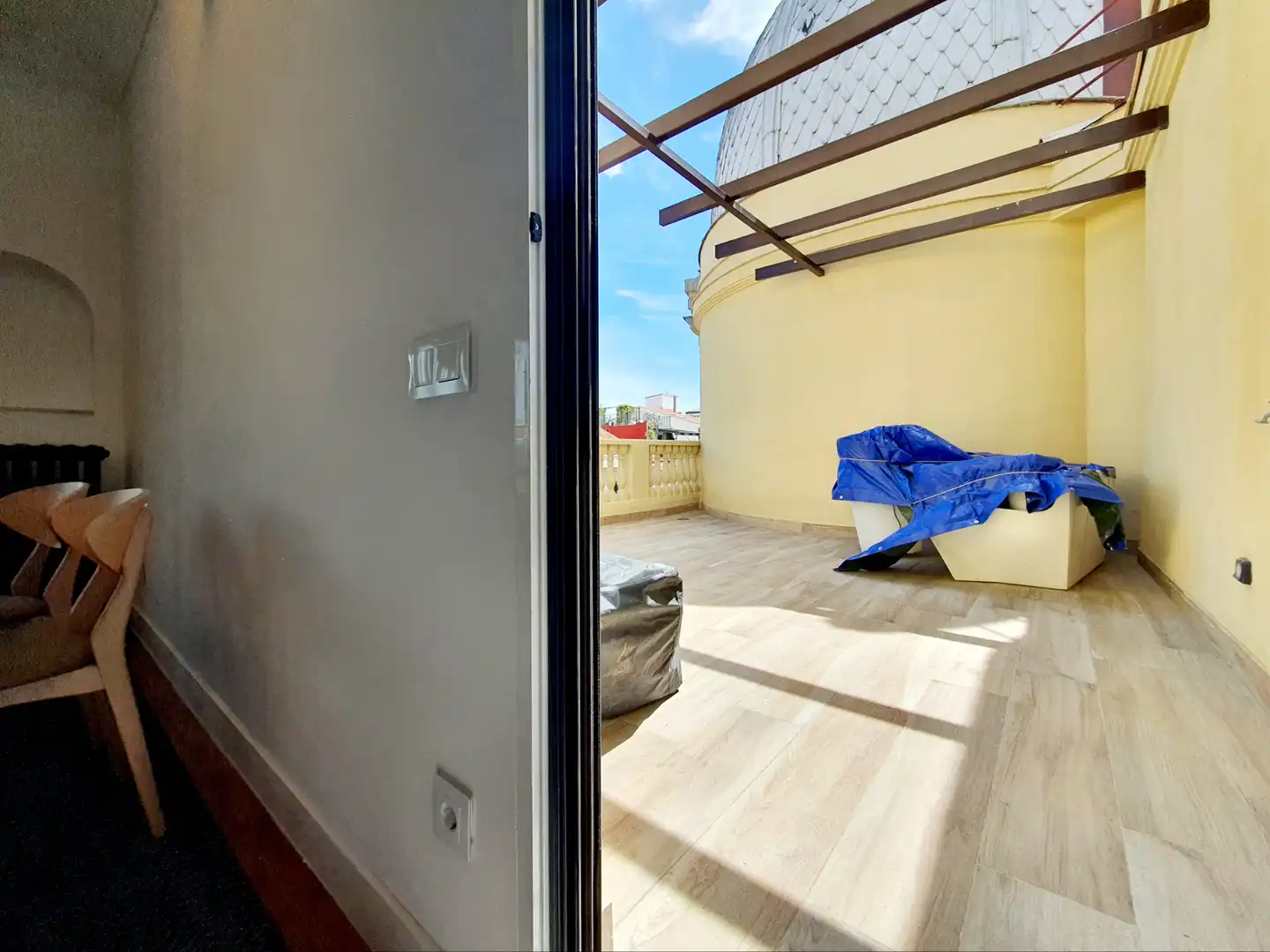 Terraza de Ático de alquiler en Madrid con Aire acondicionado, Calefacción y Terraza
