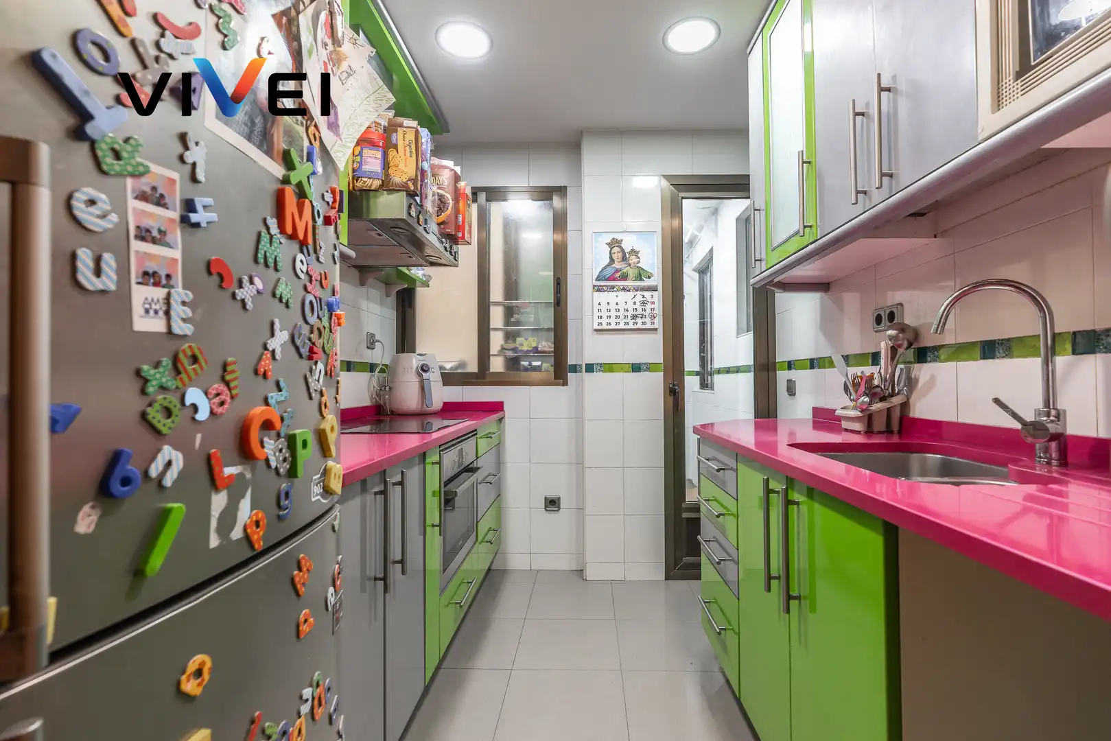 Kitchen of Flat for sale in Madrid  with Heating