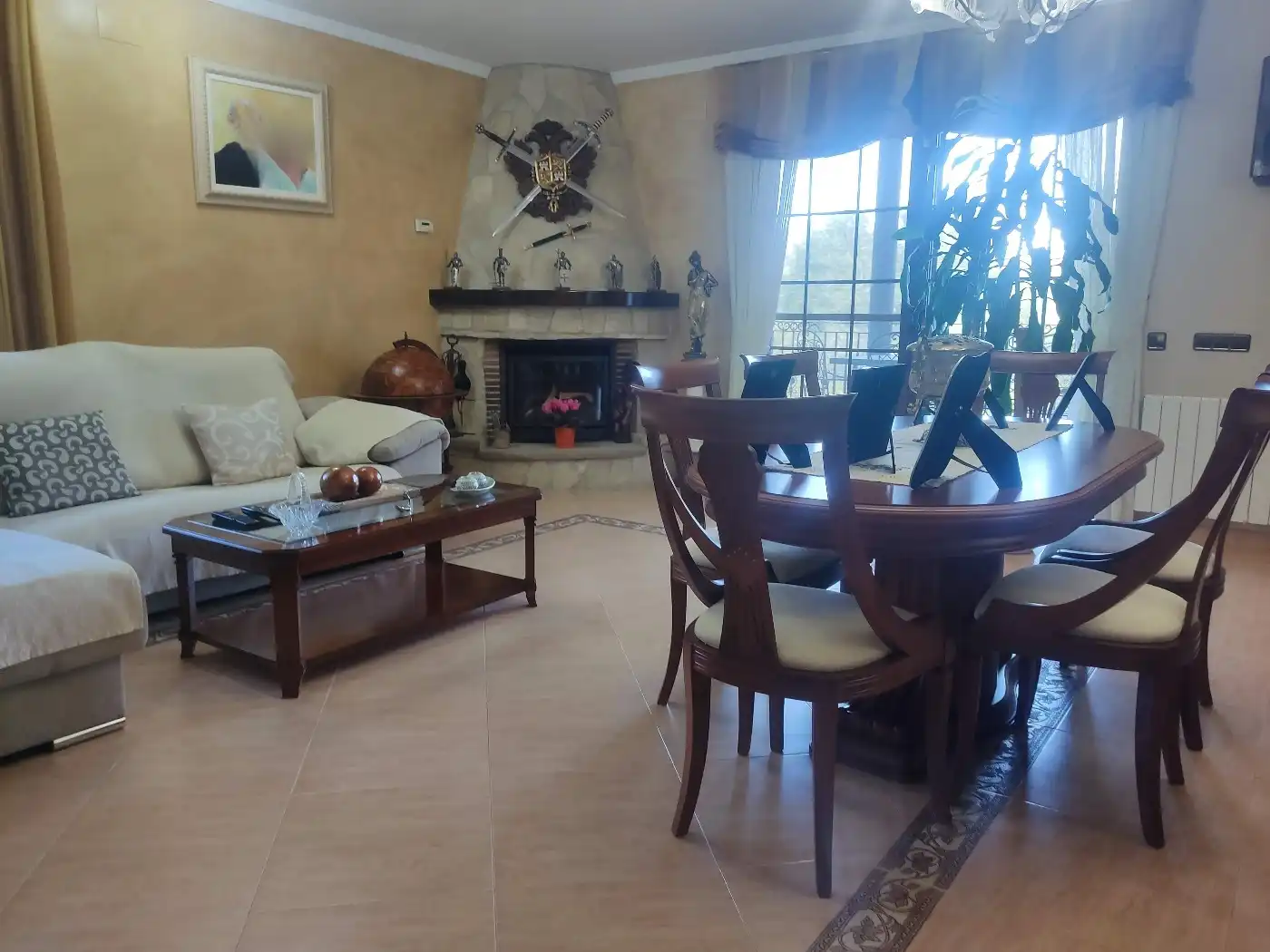 Sala de estar de Casa o chalet en venta en Riudecanyes con Aire acondicionado, Jardín privado y Terraza
