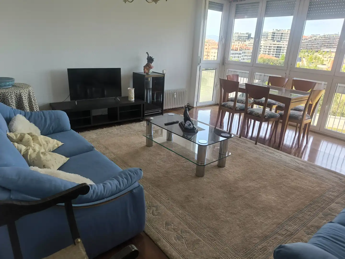 Sala d'estar de Pis de lloguer en Madrid amb Aire condicionat, Calefacció i Parquet