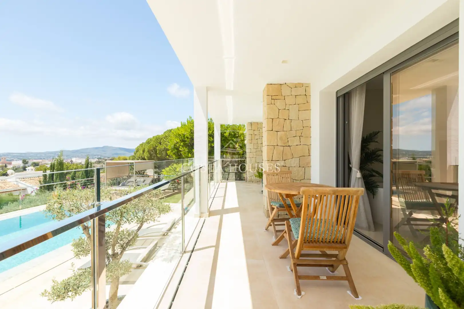 Terraza de Casa o chalet en venta en Jávea / Xàbia con Aire acondicionado, Jardín privado y Terraza