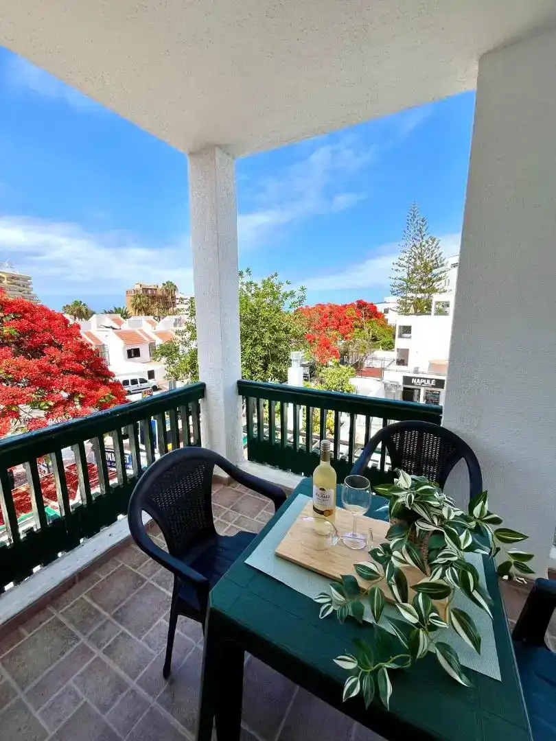 Terraza de Apartamento en venta en Adeje con Piscina y Balcón