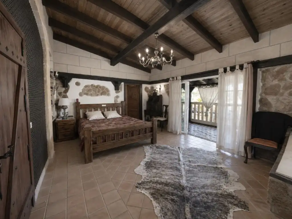 Schlafzimmer von Haus oder Chalet zum Verkauf in Calvià mit Klimaanlage, Privatgarten und Terrasse