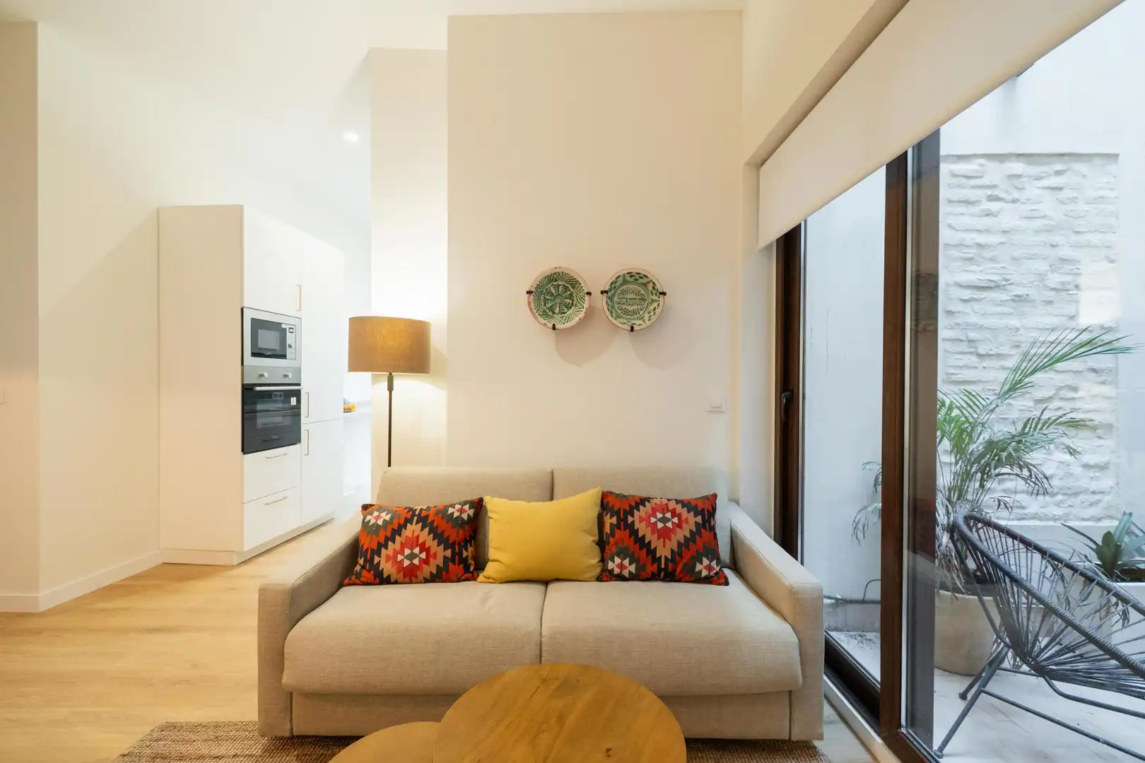 Sala de estar de Piso de alquiler en Sevilla con Aire acondicionado, Calefacción y Amueblado