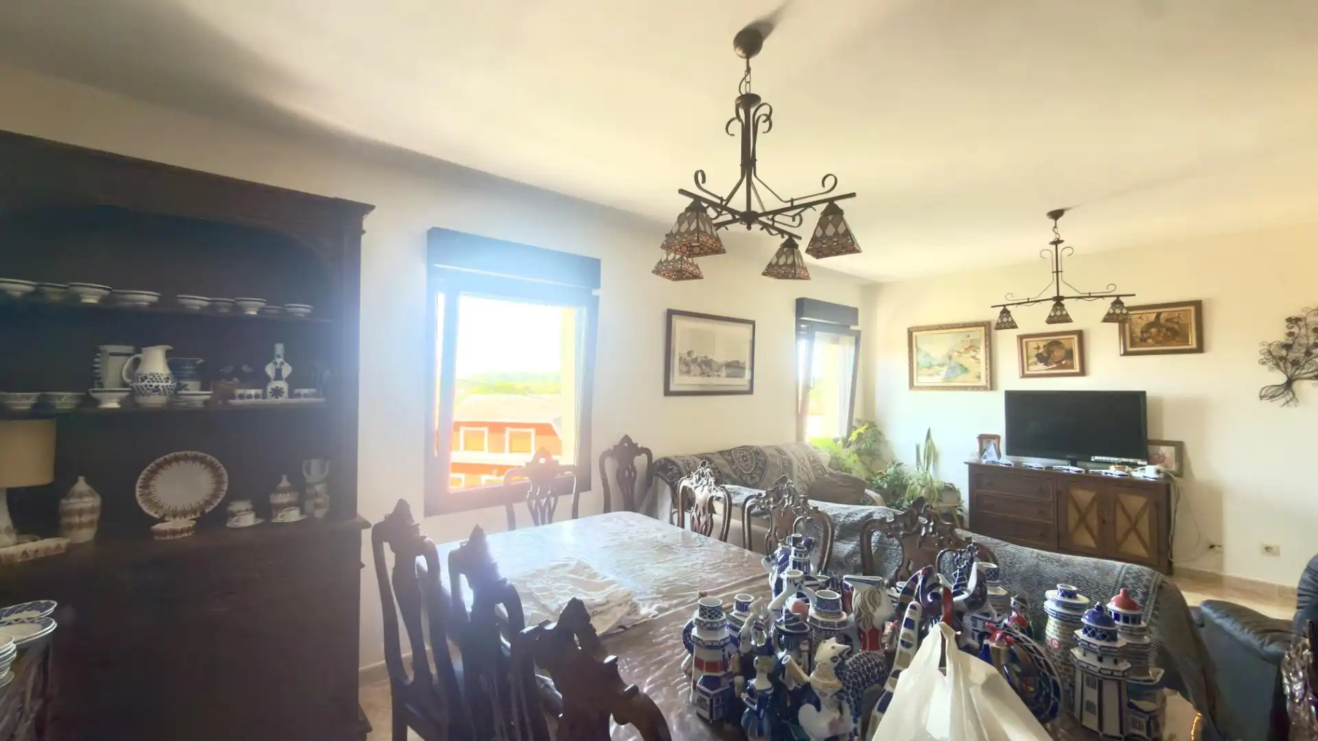 Dining room of Houses for sale in Ribeira  with Heating, Private garden and Terrace