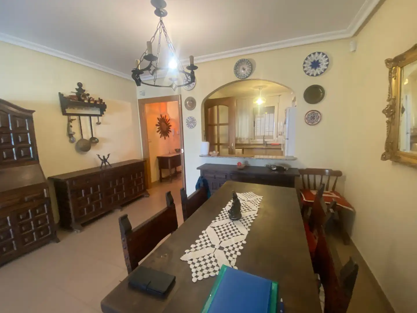 Esszimmer von Wohnung zur Miete in Orihuela mit Klimaanlage, Heizung und Terrasse