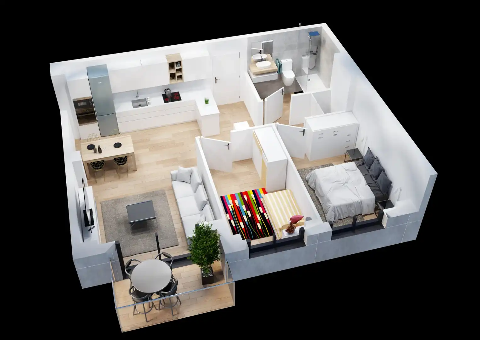 Neubau-Wohnung mit Terrasse zum Verkauf in Carrer de Cervantes