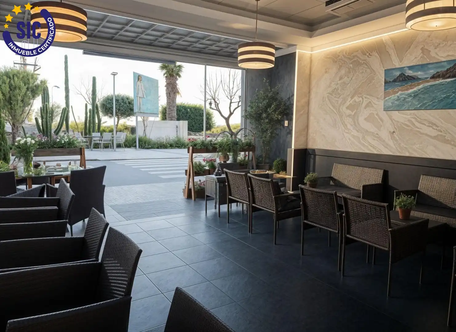 Terraza de Local de alquiler en Moncada con Aire acondicionado y Terraza