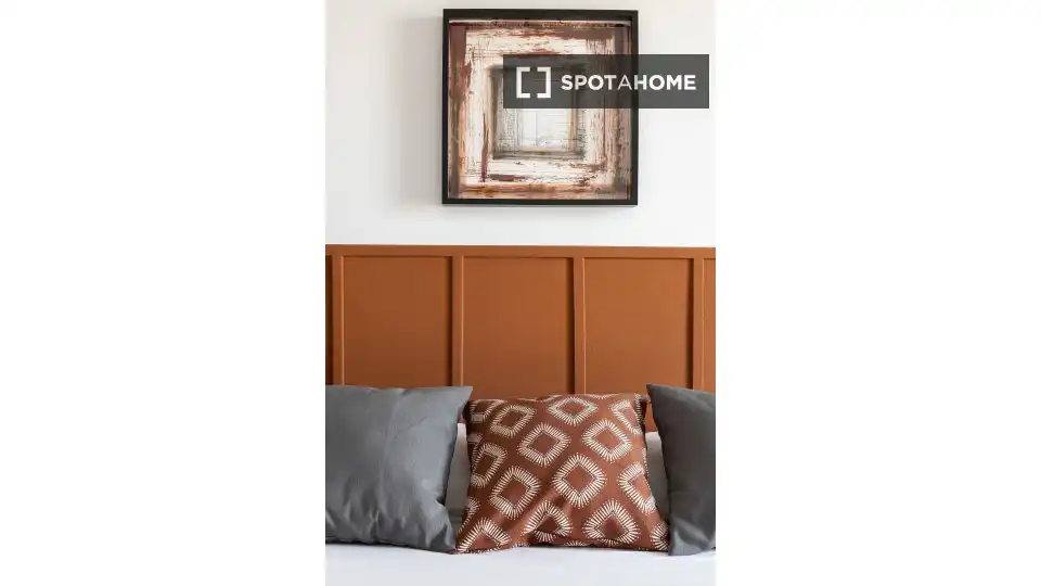 Bedroom of Flat for rent in Barcelona  with Air Conditioner, Heating and Furnished