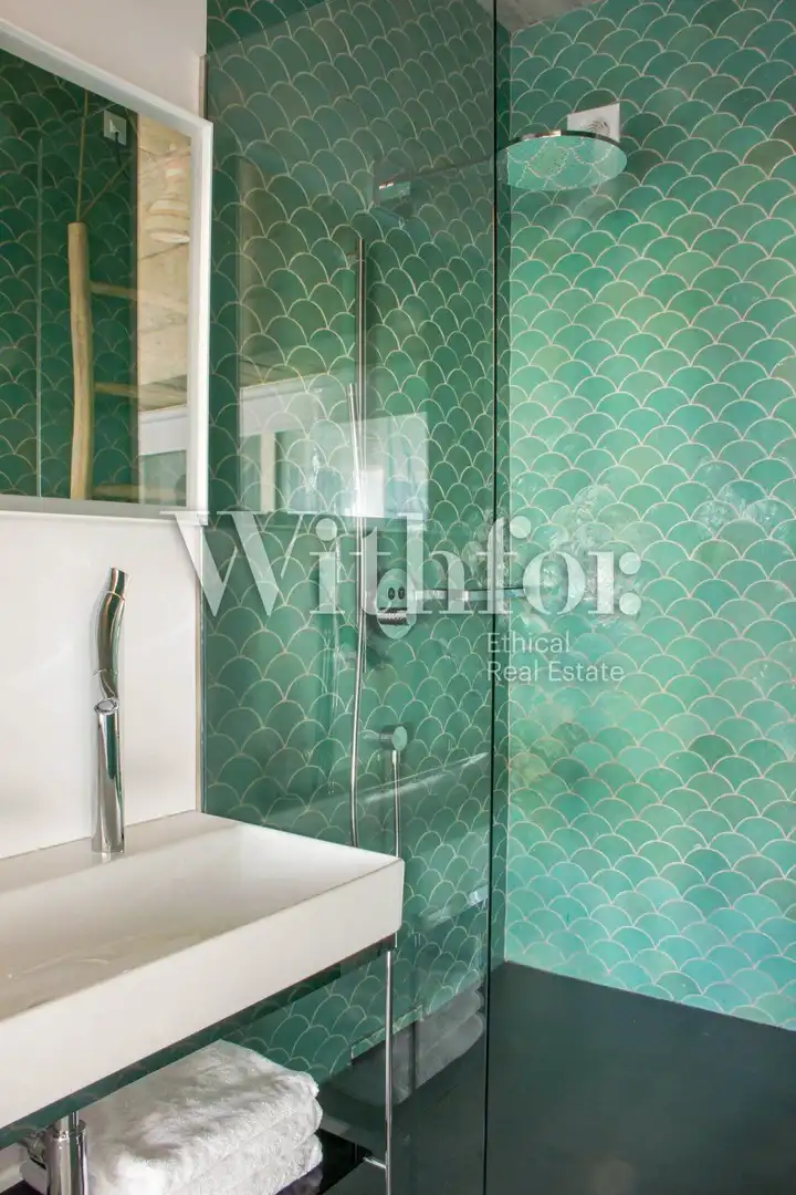 Baño de Casa o chalet de alquiler en Barcelona con Aire acondicionado, Calefacción y Terraza