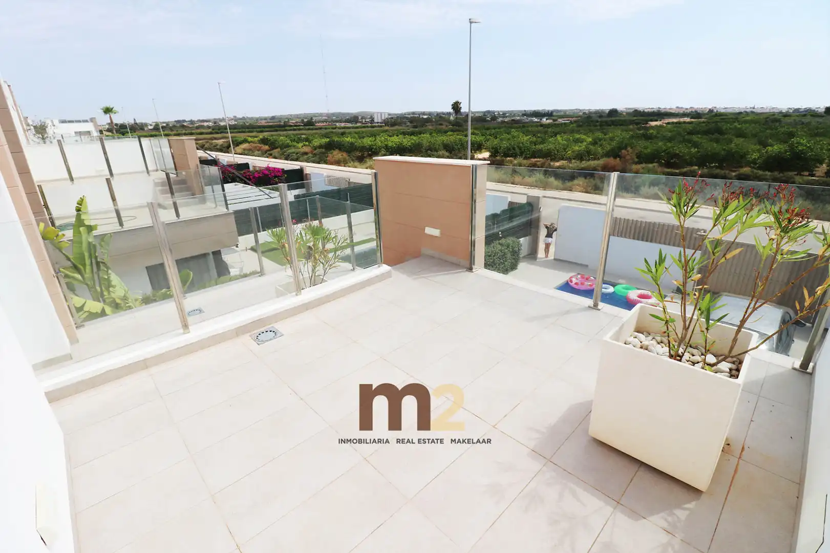 Terraza de Casa o chalet en venta en Guardamar del Segura con Aire acondicionado, Calefacción y Jardín privado