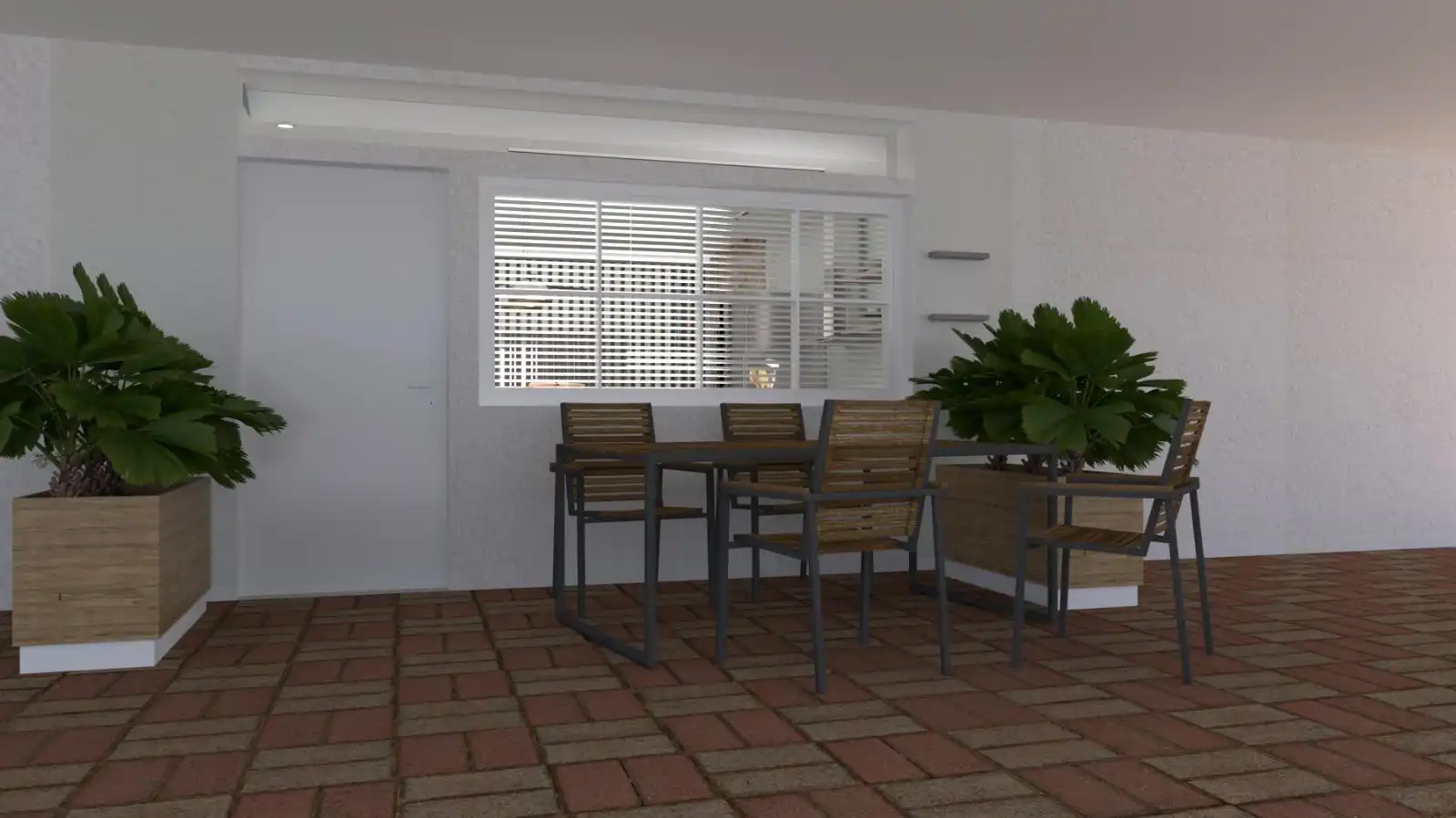 Terraza de Apartamento en venta en Mijas con Aire acondicionado, Calefacción y Jardín privado
