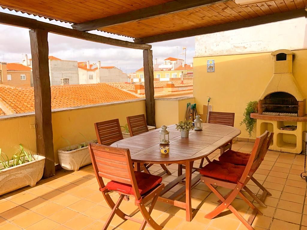 Terrace of Attic to rent in Villarrobledo  with Air Conditioner, Heating and Private garden