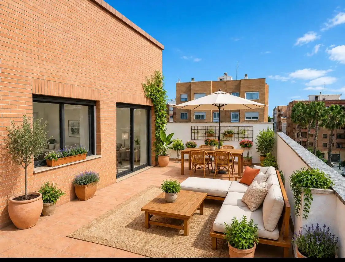 Terraza de Ático en venta en Carlet con Terraza y Horno