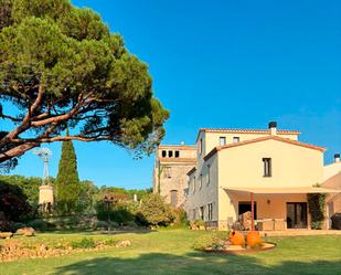 Vista exterior de Finca rústica en venda en Santa Cristina d'Aro amb Aire condicionat, Calefacció i Jardí privat